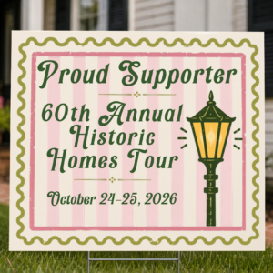 2026 Heritage Hills Homes Tour Supporter Sign